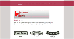 Desktop Screenshot of broderiemaple.com