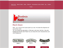 Tablet Screenshot of broderiemaple.com